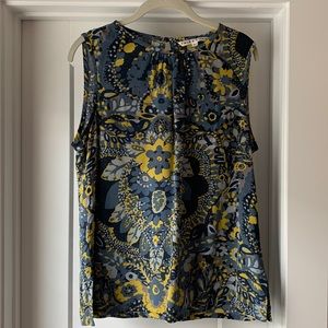 Trina Turk Multi Colored Sleeveless Blouse